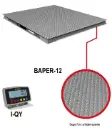 Kit Bascula de Almacen Rhino 1.5Ton 120 cm x 120 cm -Indicador Digital - Rampa