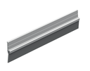 Guardapolvo de Aluminio con cinta de vinil de 120cm color Gris- Sellado de Puertas y ahorro Energetico